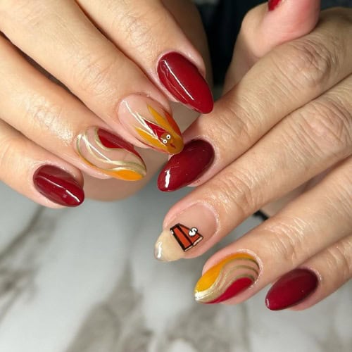 thanksgiving nails