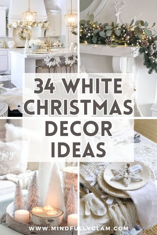 white christmas decor ideas