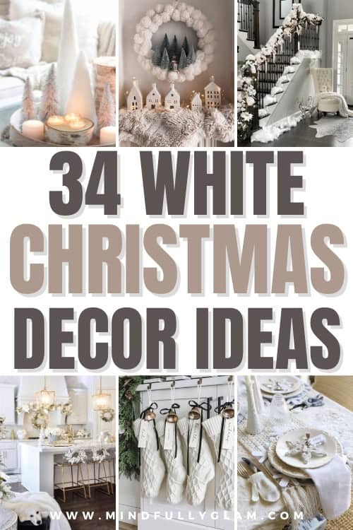 white christmas decor ideas