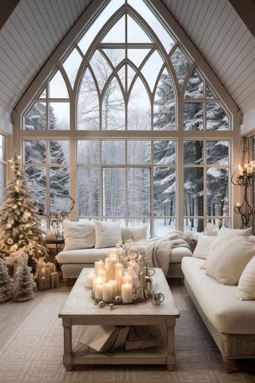 white christmas decor ideas