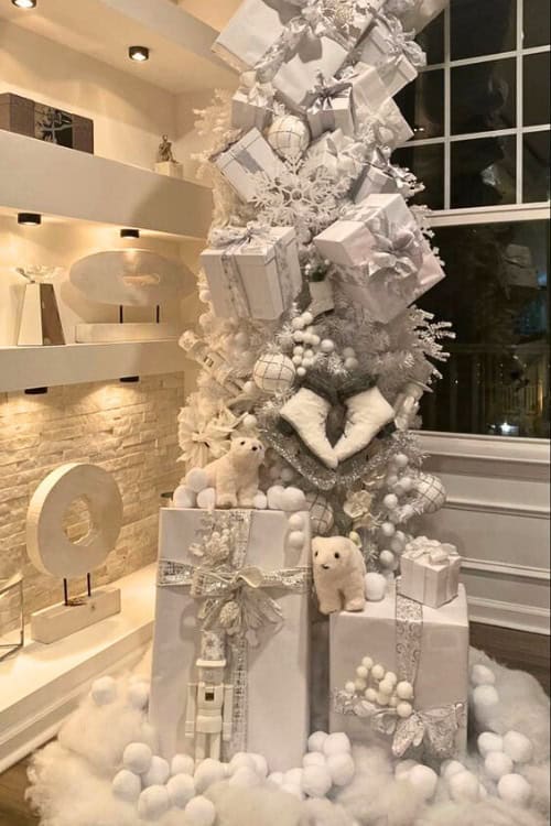 white christmas decor ideas