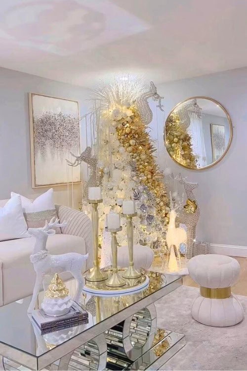 white christmas decor ideas