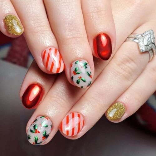 christmas nails