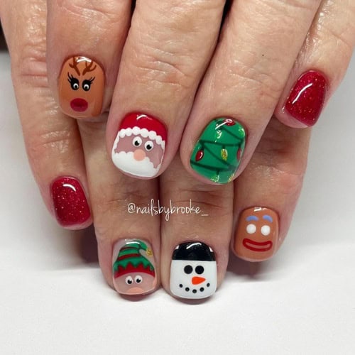 christmas nails