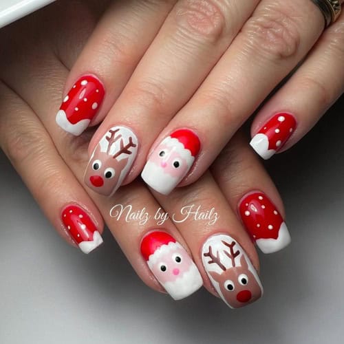 christmas nails