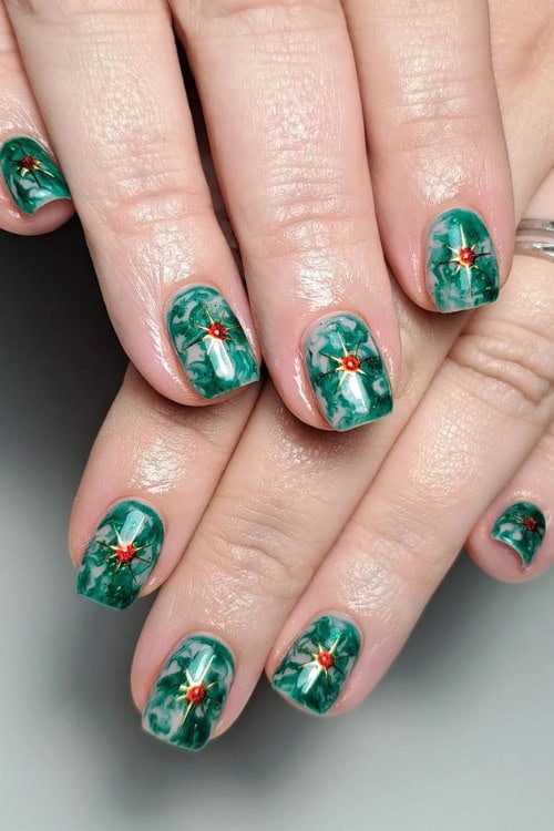 christmas nails