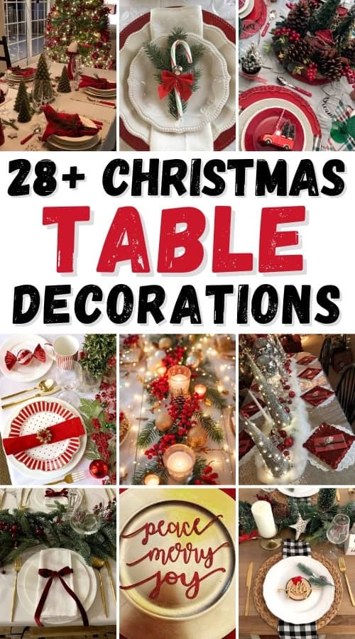 christmas table decorations