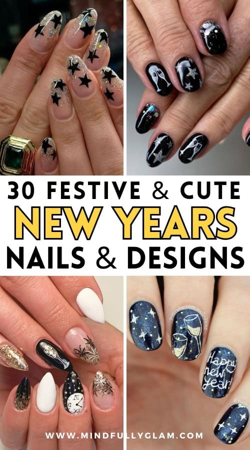 new years nails