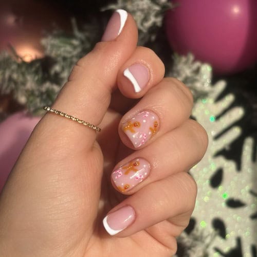 simple christmas nails