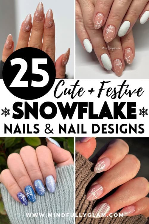 snowflake nails